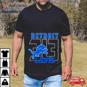 Detroit Lions Logo Football Tshirt