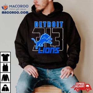 Detroit Lions Logo Football Tshirt