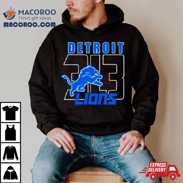 Detroit Lions 313 Logo Football Shirt