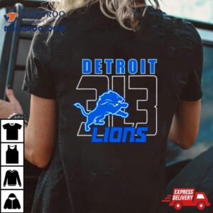 Detroit Lions Logo Football Tshirt