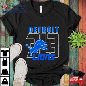 Detroit Lions Logo Football Tshirt