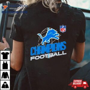 Detroit Lions Champions Football Logo Tshirt