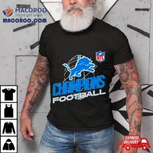 Detroit Lions Champions Football Logo Tshirt