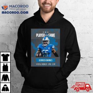 Detroit Lions Derrick Barnes Is The Player Of The Divisional Game Nfl Playoffs Tshirt