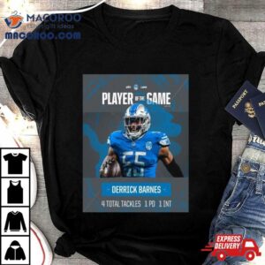 Detroit Lions Derrick Barnes Is The Player Of The Divisional Game Nfl Playoffs Tshirt