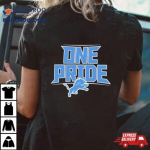 Detroit Lions Nfl One Pride Logo Shirt