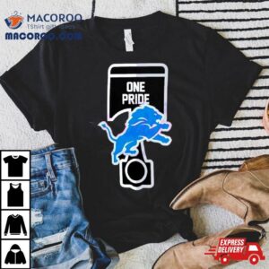 Detroit Lions One Pride Logo Tshirt