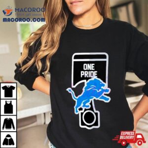 Detroit Lions One Pride Logo Tshirt