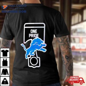 Detroit Lions One Pride Logo Tshirt