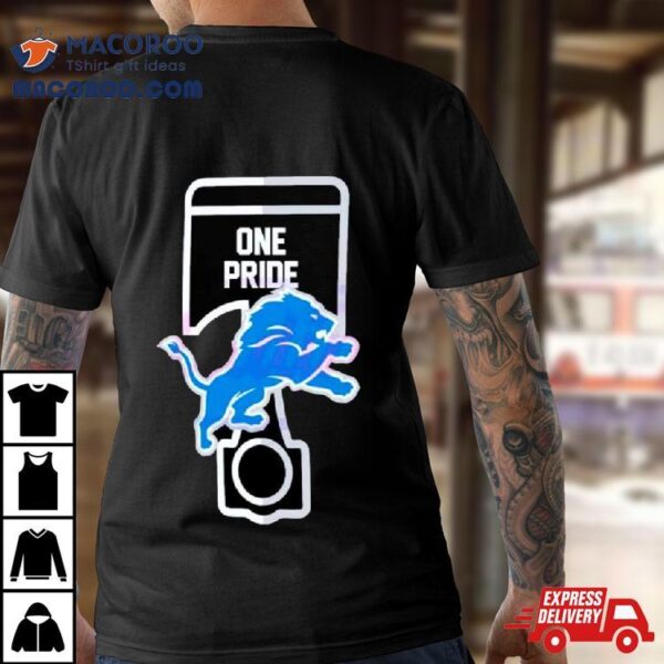 Detroit Lions One Pride Logo Shirt