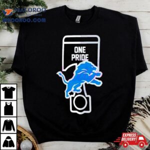 Detroit Lions One Pride Logo Tshirt