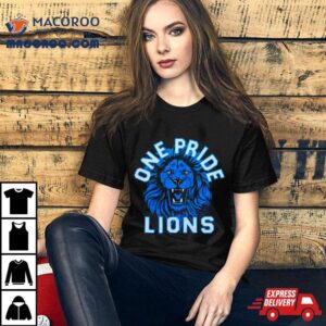 Detroit Lions One Pride Retro Nfl Shirt