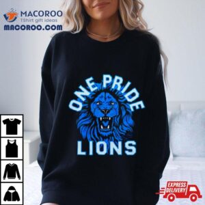 Detroit Lions One Pride Retro Nfl Tshirt