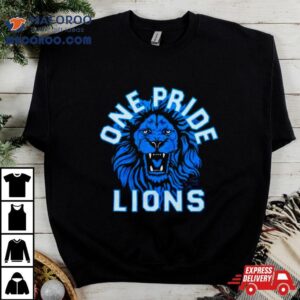 Detroit Lions One Pride Retro Nfl Tshirt