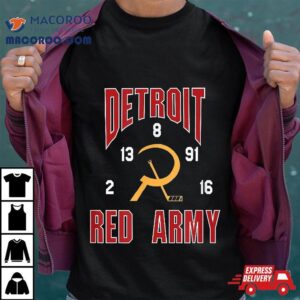 Detroit Red Army Russian Hockey Fan Tee Tshirt