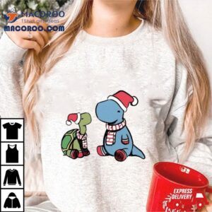 Dinosaur Christmas Tortoise & Dino Shirt