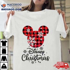 Disney Christmas Mouse Head Shirt