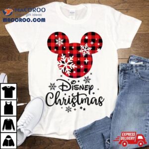 Disney Christmas Mouse Head Tshirt