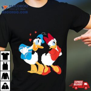 Disney Donald And Daisy Sweethearts Valentines Day Tshirt