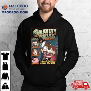 Disney Gravity Falls Trust No One Scared Dipper & Mabel Shirt