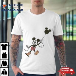 Disney Mickey Amp Friends Classic Vintage Ears Balloon Tshirt