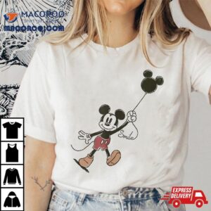 Disney Mickey Amp Friends Classic Vintage Ears Balloon Tshirt