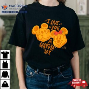 Disney Mickey Amp Minnie Love You A Waffle Lot Valentine Amp Acirc Amp Amp S Day Tshirt