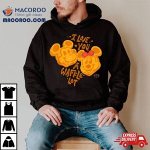 Disney Mickey Amp Minnie Love You A Waffle Lot Valentine Amp Acirc Amp Amp S Day Tshirt