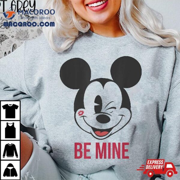 Disney Mickey And Friends Valentine’s Day Be Mine Shirt