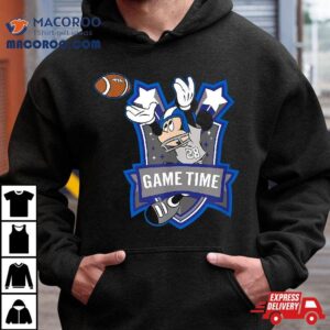 Disney Mickey Mouse Game Time Football Catch Sports Tshirt