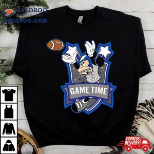 Disney Mickey Mouse Game Time Football Catch Sports Tshirt