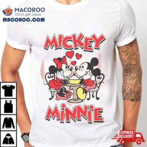 Disney Mickey Valentine’s Day & Minnie Hearts Shirt