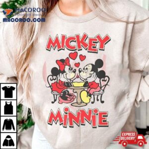 Disney Mickey Valentine’s Day & Minnie Hearts Shirt