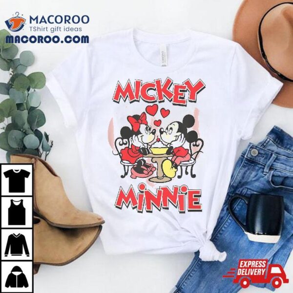 Disney Mickey Valentine’s Day & Minnie Hearts Shirt