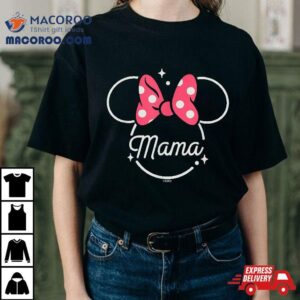 Disney Minnie Mouse Mama Head Icon Magic Mothers Day Shirt