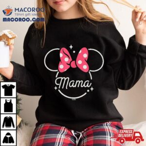 Disney Minnie Mouse Mama Head Icon Magic Mothers Day Tshirt