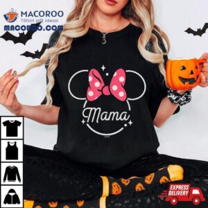 Disney Minnie Mouse Mama Head Icon Magic Mothers Day Tshirt