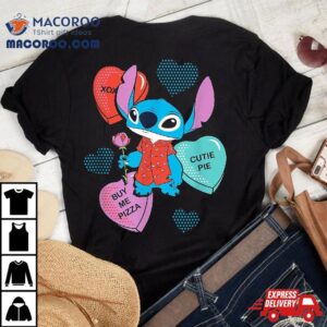 Disney Stitch Funny Candy Hearts Valentine’s Day Shirt