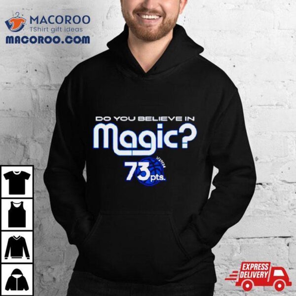 Do You Believe In Magic 73 Point Dallas Basketball Shirt