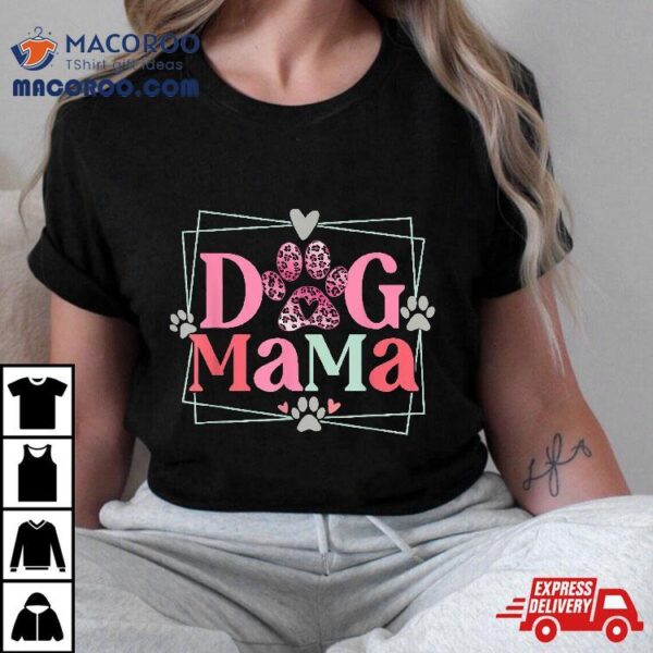 Dog Mama And Cat Mom Furmama Mothers Day Tee Shirt