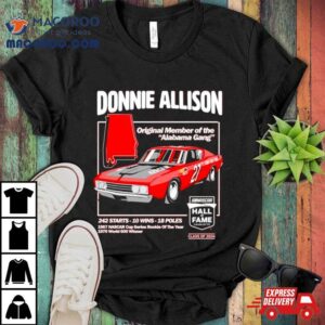 Donnie Allison Checkered Flag Sports Nascar Hall Of Fame Tshirt