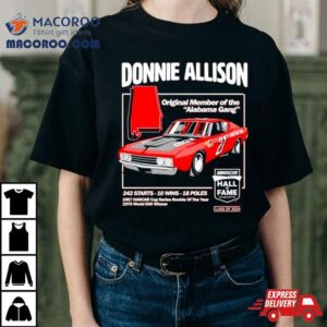 Donnie Allison Checkered Flag Sports Nascar Hall Of Fame Tshirt