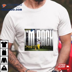 Donovan Edwards I M Back Michigan Tshirt