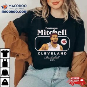 Donovan Mitchell Cleveland Cover Tshirt