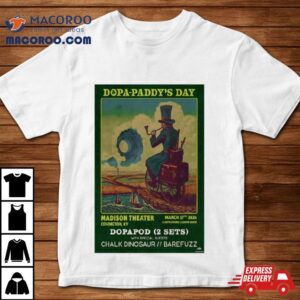 Dopapod Madison Theater Covington, Ky March 17, 2024 Event Poster Shirt