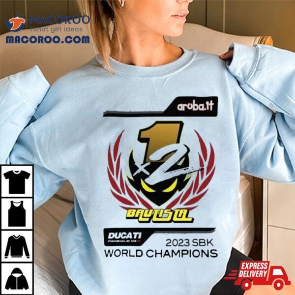 Ducati Panigale V4r Superbike World Champion 2023 Shirt