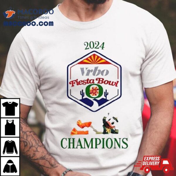 Ducks 2024 Vrbo Fiesta Bowl Champions Shirt