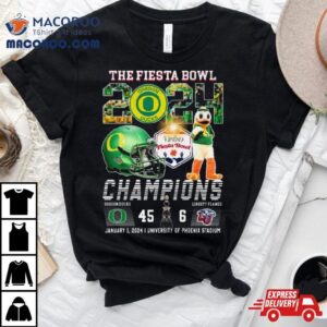 Ducks The Fiesta Bowl Champions Liberty Flames Tshirt