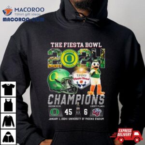 Ducks The Fiesta Bowl Champions Liberty Flames Tshirt