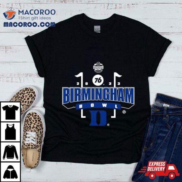 Duke Blue Devils Football 2023 76 Birmingham Bowl Matchup Shirt